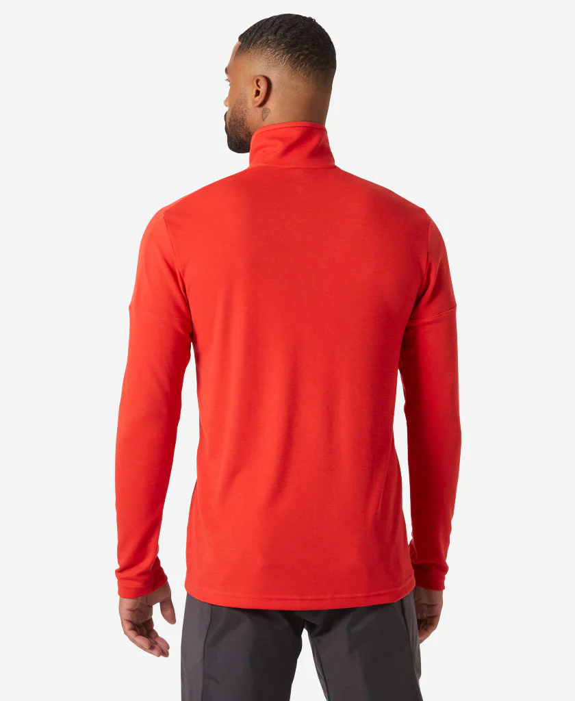HP 1/2 ZIP PULLOVER 2.0, Alert Red - Image 2