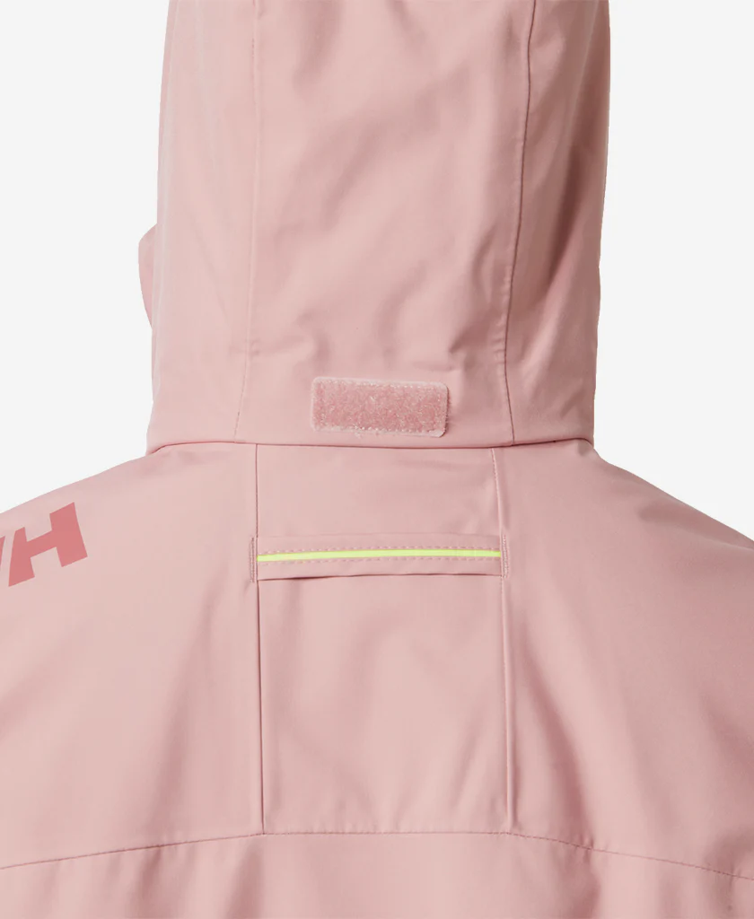 W CREW HOODED MIDL JACKET 2.0, Pink Salt - Image 4