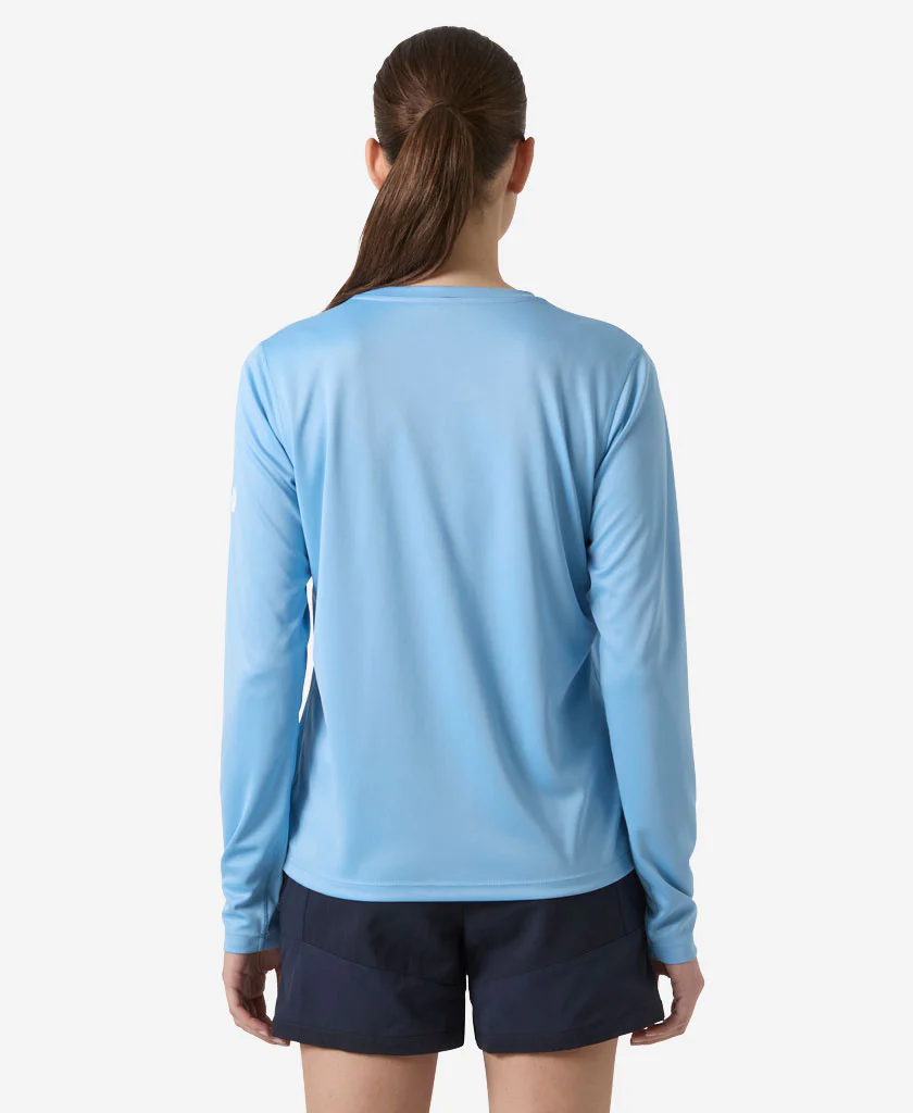 W HH TECH CREW LS 2.0, Bright Blue - Image 2