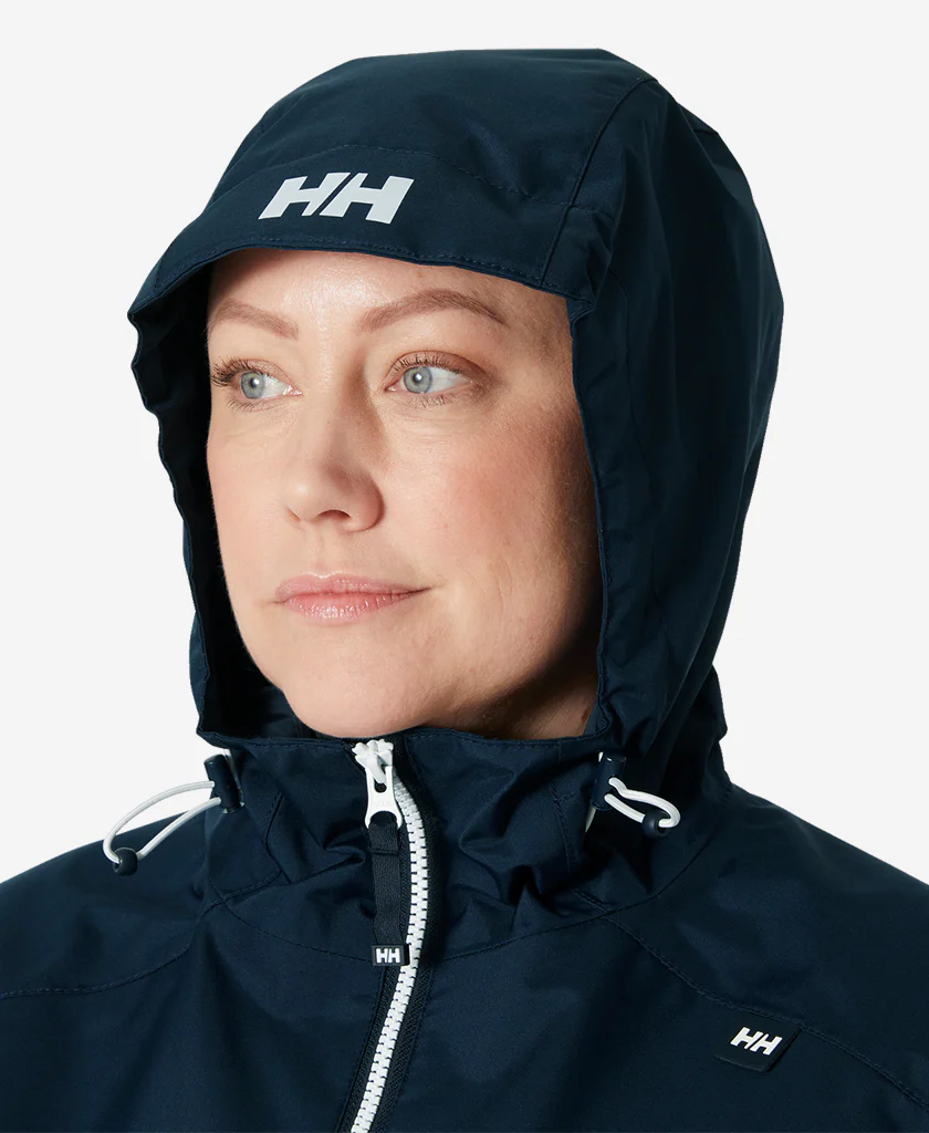W LONG BELFAST JACKET, Navy - Image 2