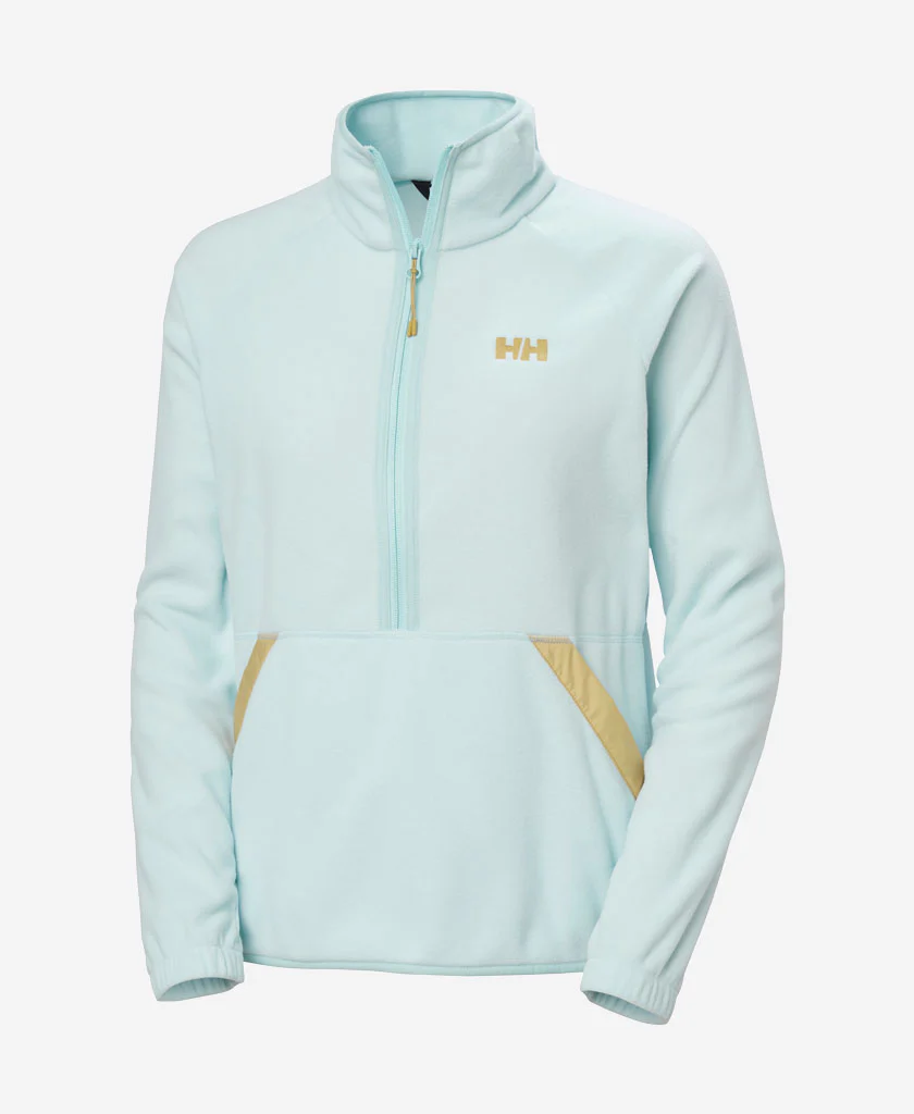 W RIG FLEECE 1/2 ZIP, Barely Blue - Image 5